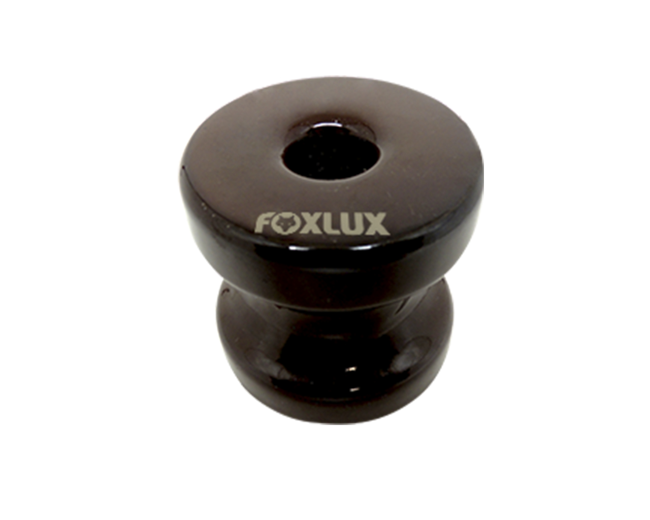 ISOLADOR PORCELANA TIPO ROLDANA 67X72MM