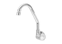TORNEIRA COZINHA METAL BICA MÓVEL PAREDE C40 BLISTER