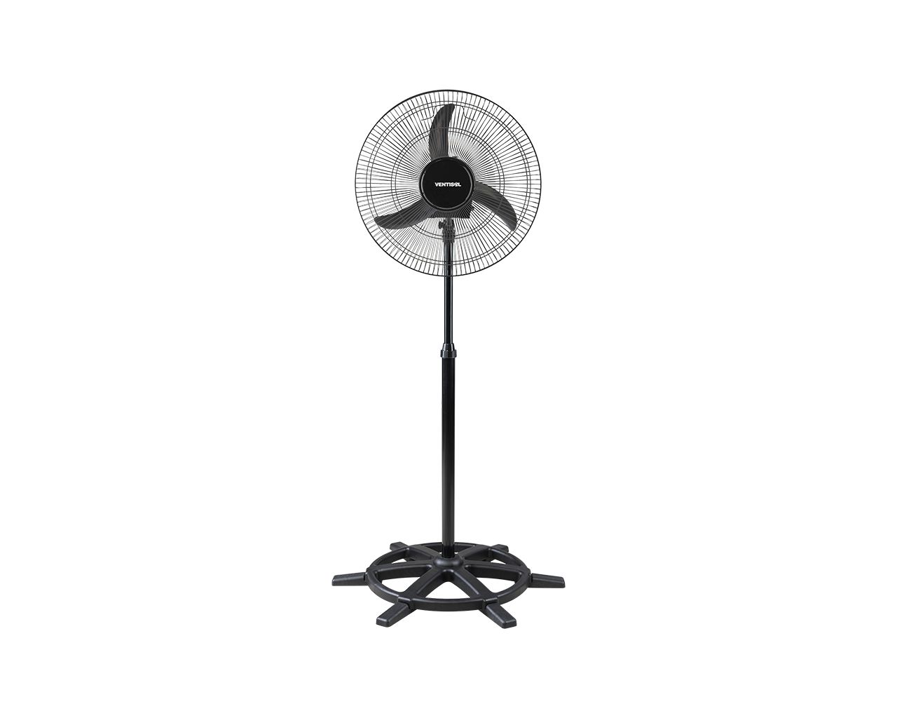 VENTILADOR EM COLUNA OSCILANTE PRETO GRADE METAL 50CM 200W BIVOLT