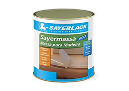 MASSA PARA MADEIRA BASE ÁGUA SAYERMASSA 380G MARFIM