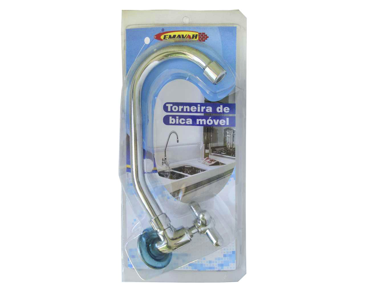TORNEIRA BICA MÓVEL PAREDE 1168 C64 BLISTER