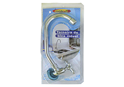 TORNEIRA BICA MÓVEL PAREDE 1168 C64 BLISTER