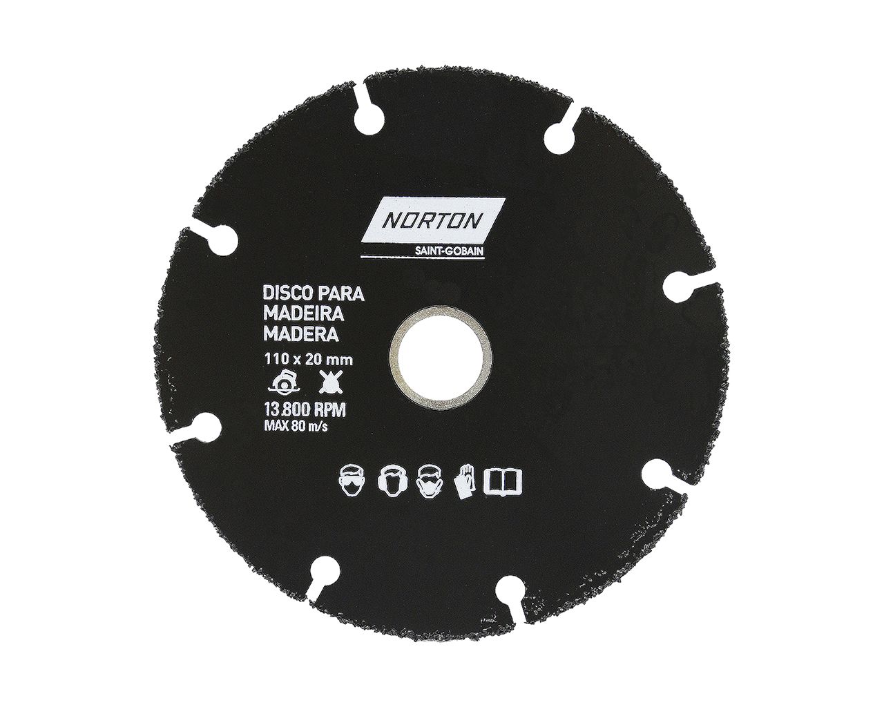 DISCO DE CORTE PARA MADEIRA COM TUNGSTENIO 110X1,0X20MM BLISTER