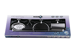 KIT DE ACESSÓRIOS PARA BANHEIRO METAL COM 5 PEÇAS FAETTO
