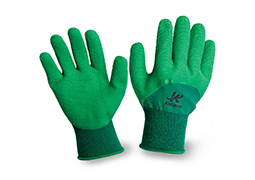 LUVA EMBORRACHADA VERDE JARDIM/USO GERAL G BLISTER