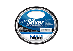 FITA SILVER TAPE PRETA 48MMX5M