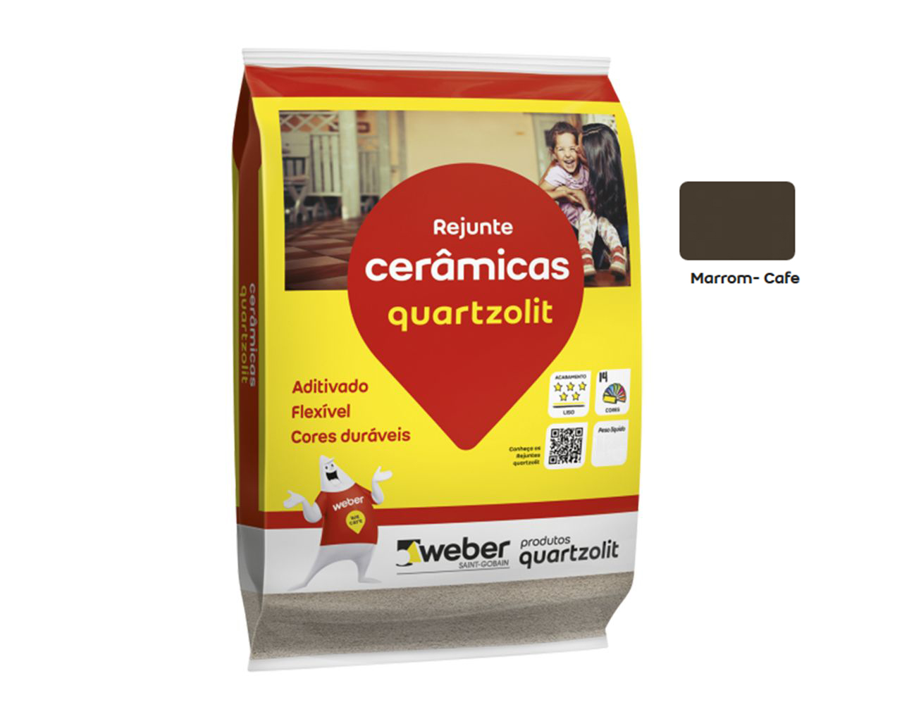 REJUNTE CERÂMICAS MARROM CAFÉ 1KG