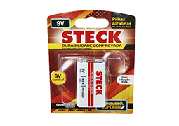 PILHA BATERIA ALCALINA 9V BLISTER