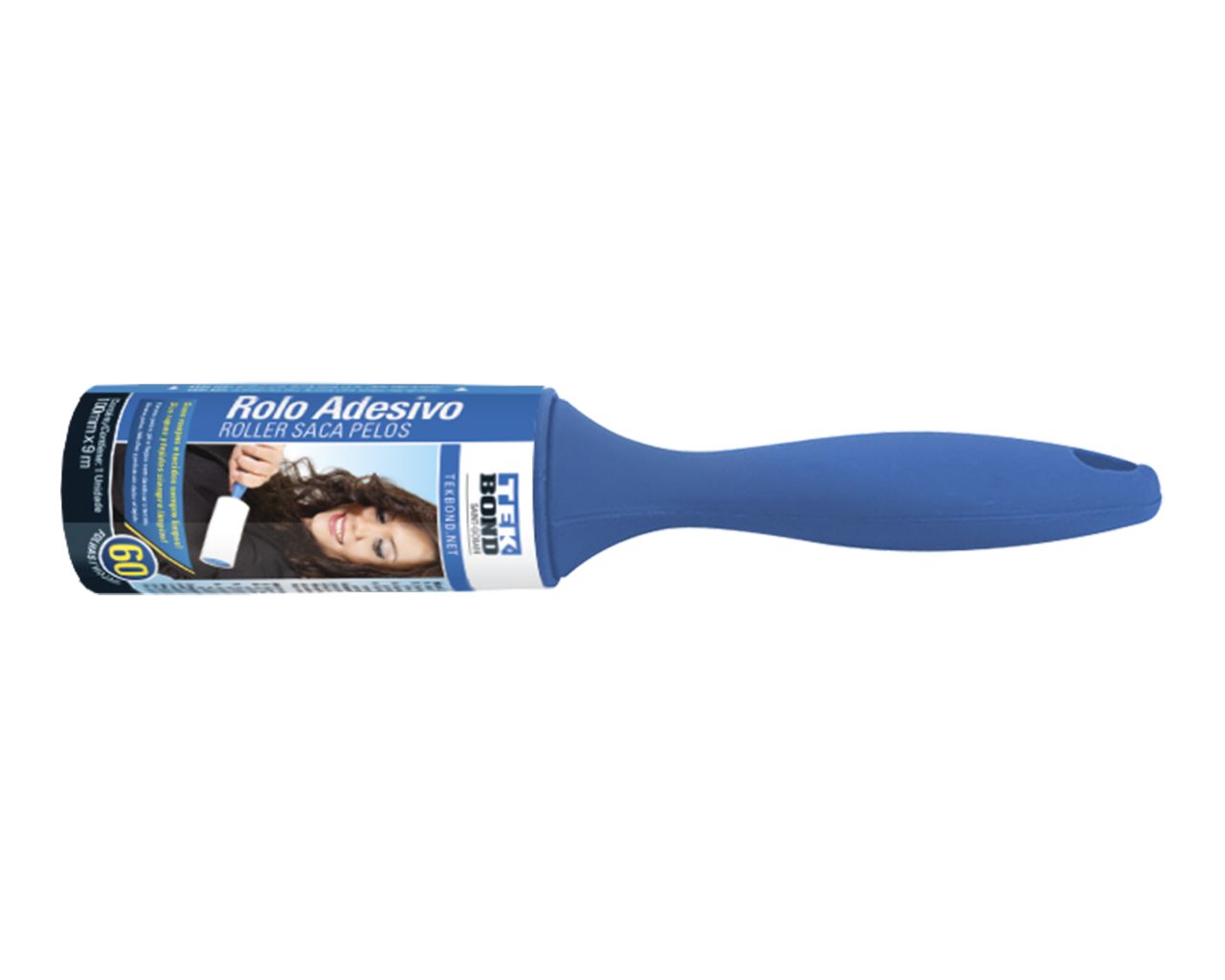 ROLO ADESIVO TIRA PELOS 100MM 60 FOLHAS