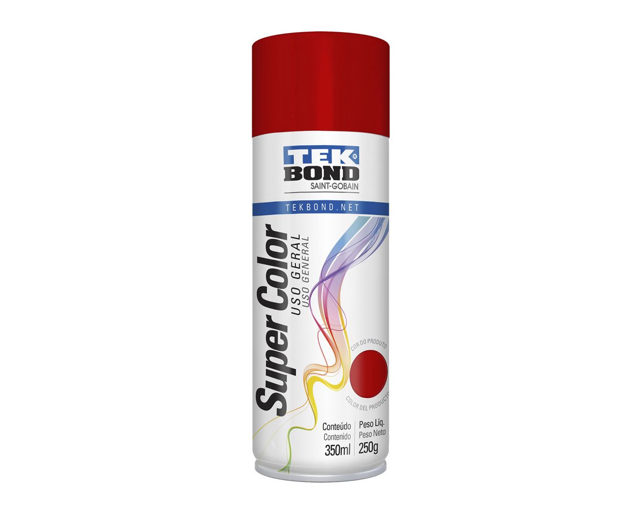 TINTA SPRAY USO GERAL VERMELHO 350ML/250G