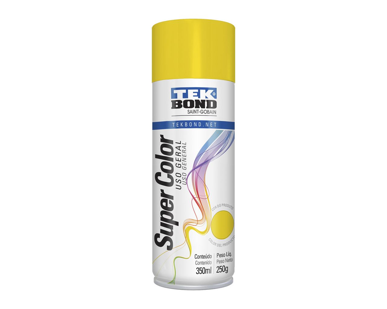 TINTA SPRAY USO GERAL AMARELO 350ML/250G