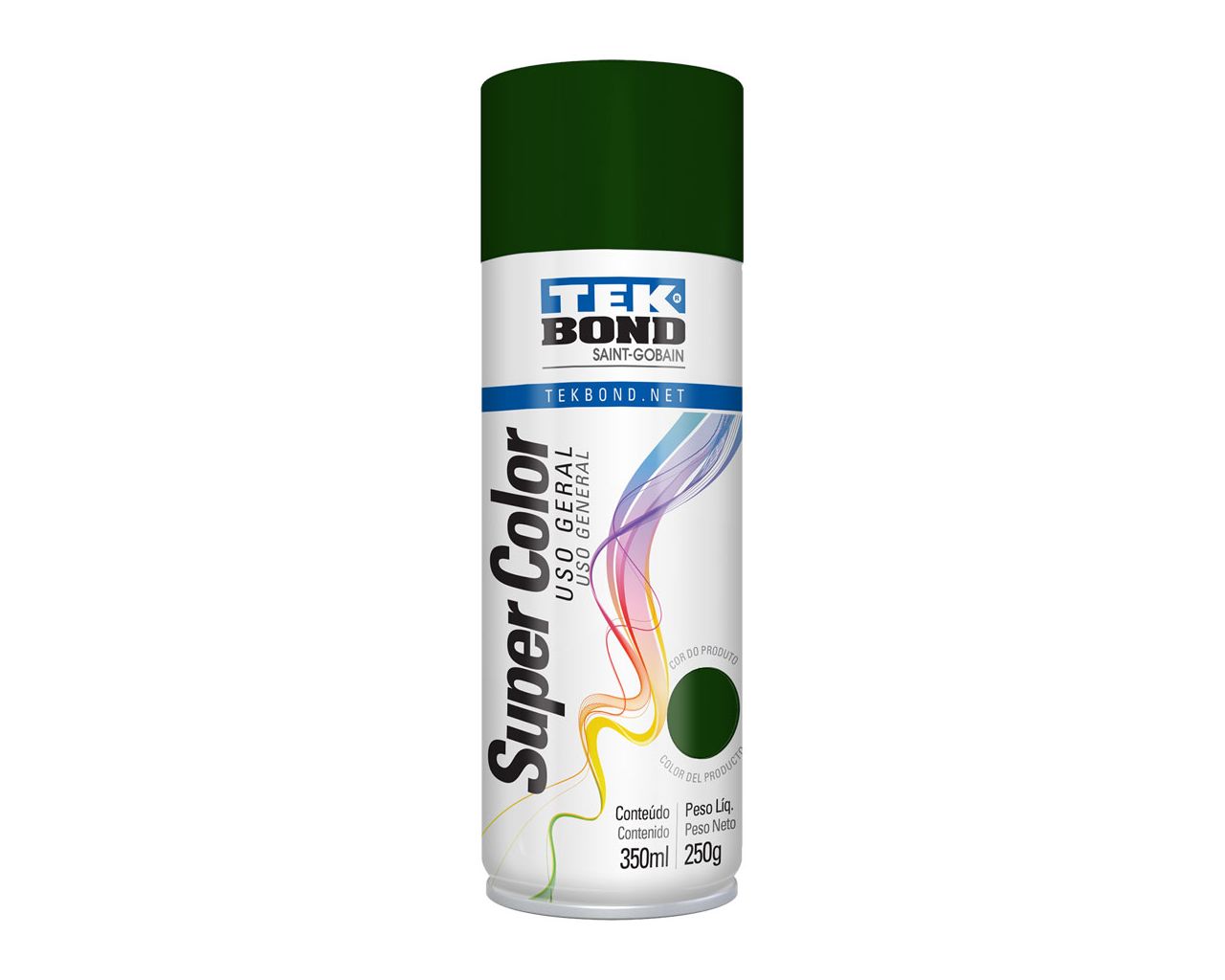 TINTA SPRAY USO GERAL VERDE ESCURO 350ML/250G