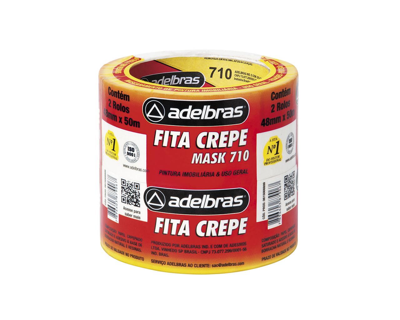 FITA CREPE BRANCA 48MMX50M