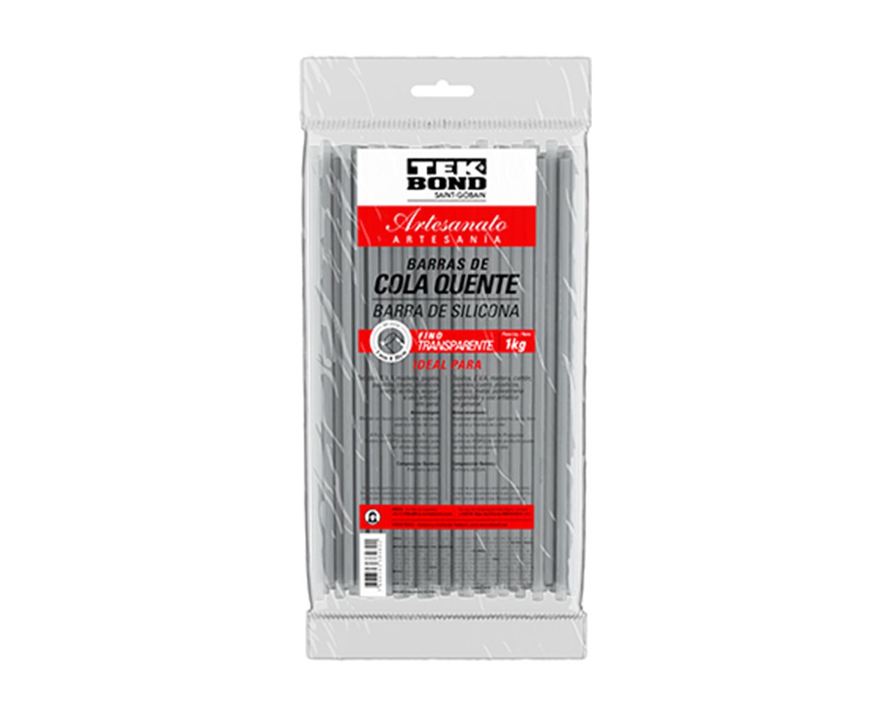 REFIL SILICONE TRANSPARENTE FINO 1KG