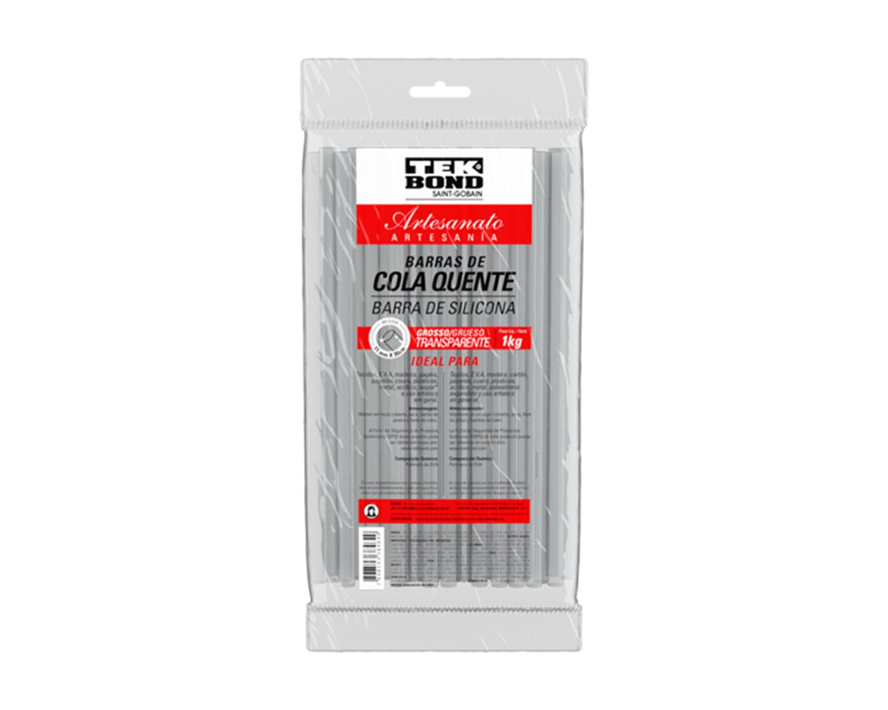 REFIL SILICONE TRANSPARENTE GROSSO 1KG