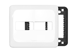PIAL POP MÓDULO PLACA+SUPORTE 1+1 POSTO 4X4 LGP42