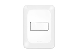 INTERRUPTOR PIAL POP SIMPLES 10A 4X2 LGX010 C/PLACA