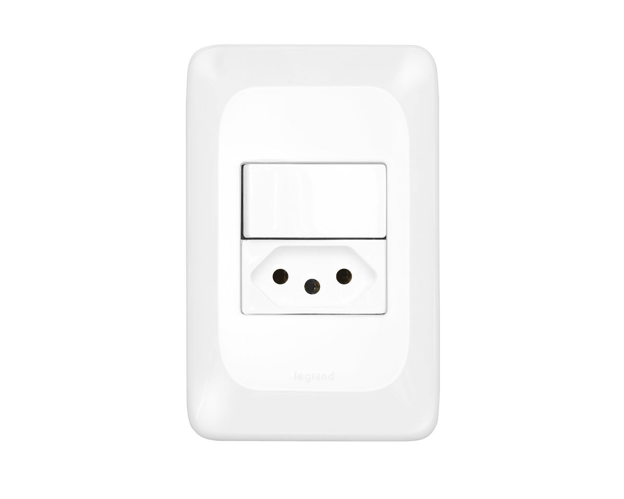 INTERRUPTOR PIAL POP SIMPLES+TOMADA 2P+T 20A 4X2 LGX10320 C/PLACA