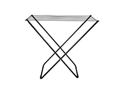 VARAL DE CHÃO SLIM PRETO 79X42X79CM