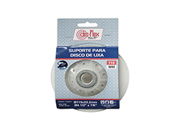 SUPORTE DISCO LIXA ABS SEMI FLEX 4.1/2
