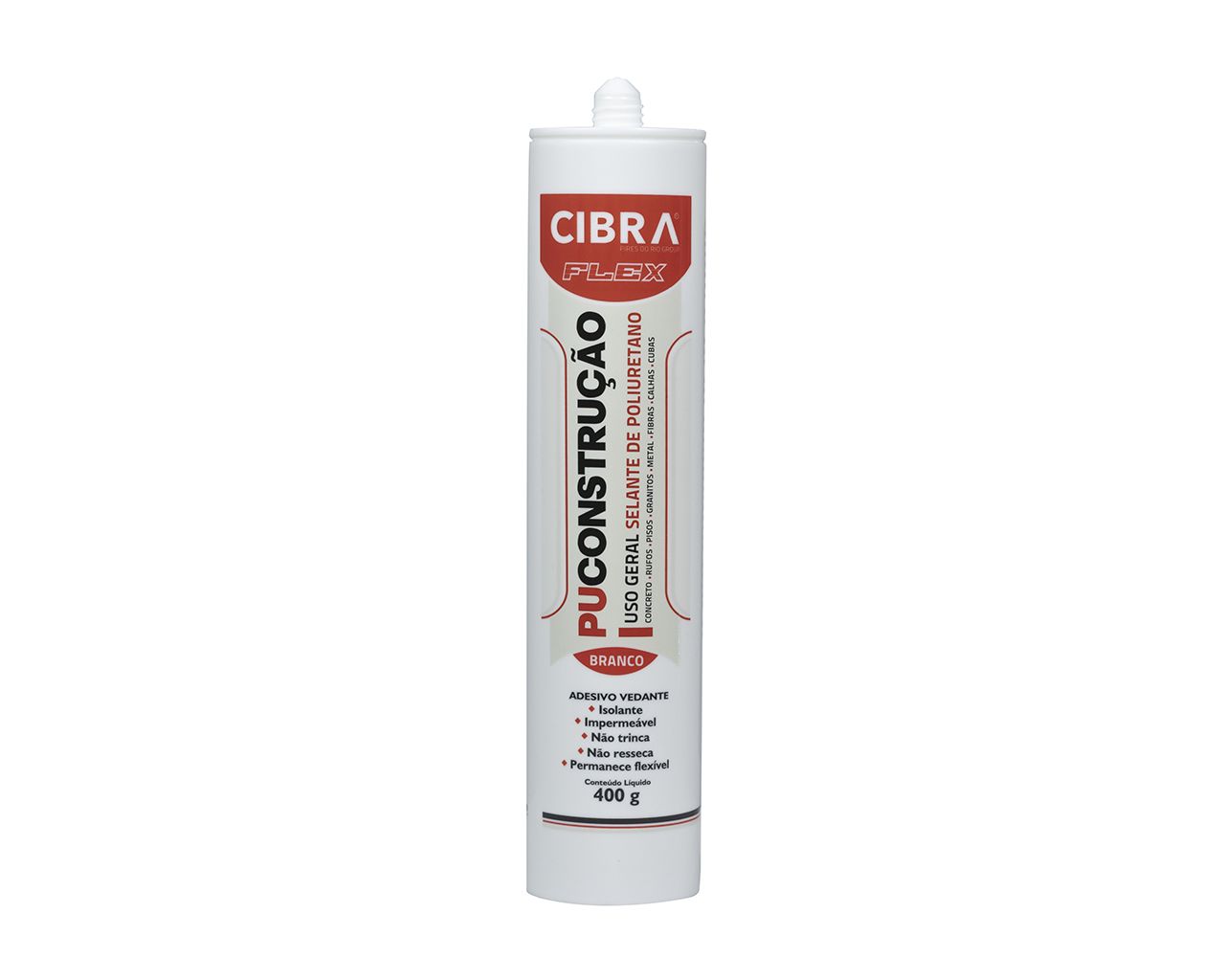 SELANTE CIBRA PU CONSTRUÇÃO 400G BRANCO BLISTER