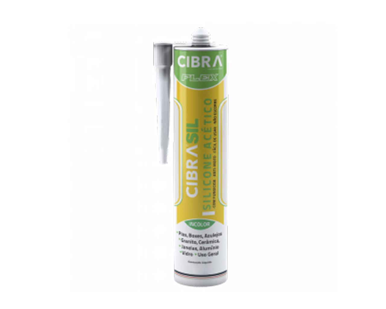 SILICONE CIBRA ACÉTICO INCOLOR 230G BLISTER