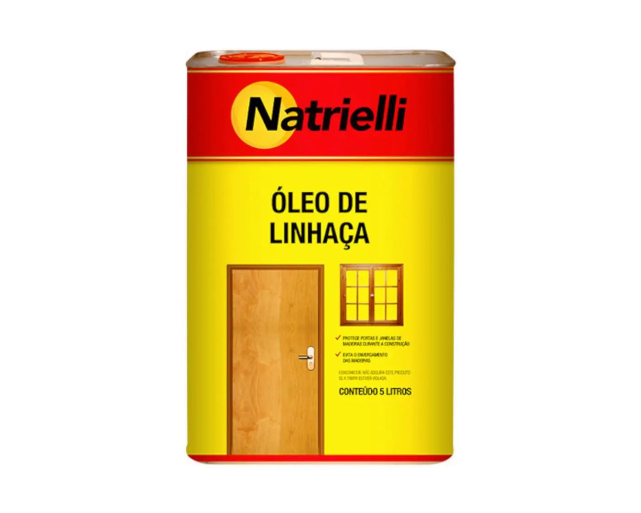 OLEO DE LINHAÇA VEGETAL NATRIELLI 5LTS GALÃO