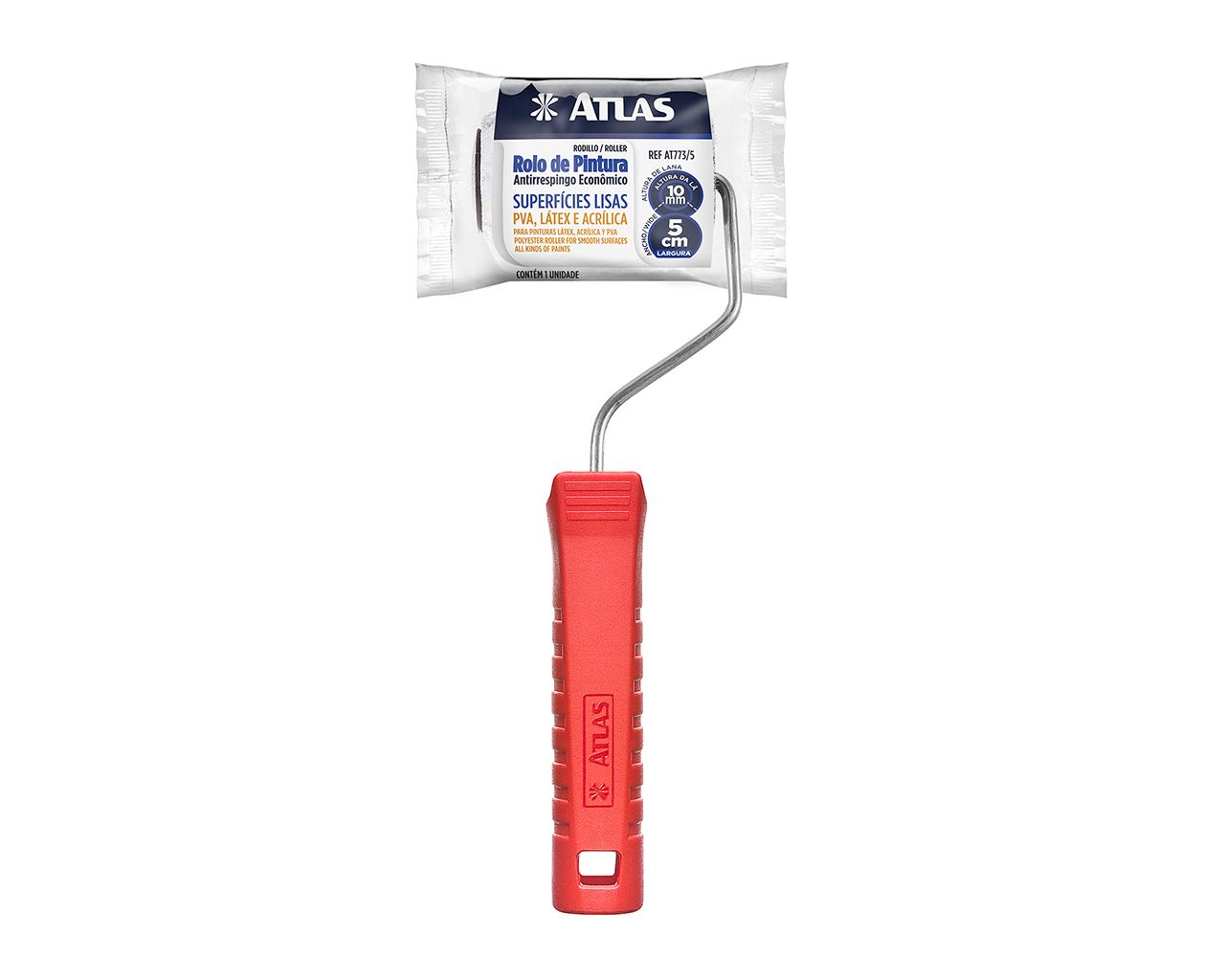 ROLO DE LÃ SINTÉTICA ANTI-RESPINGO 05CM 773/5