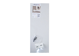 PRATELEIRA COM SUPORTE BR CONCEPT ME LEVE 1,2X20X60CM