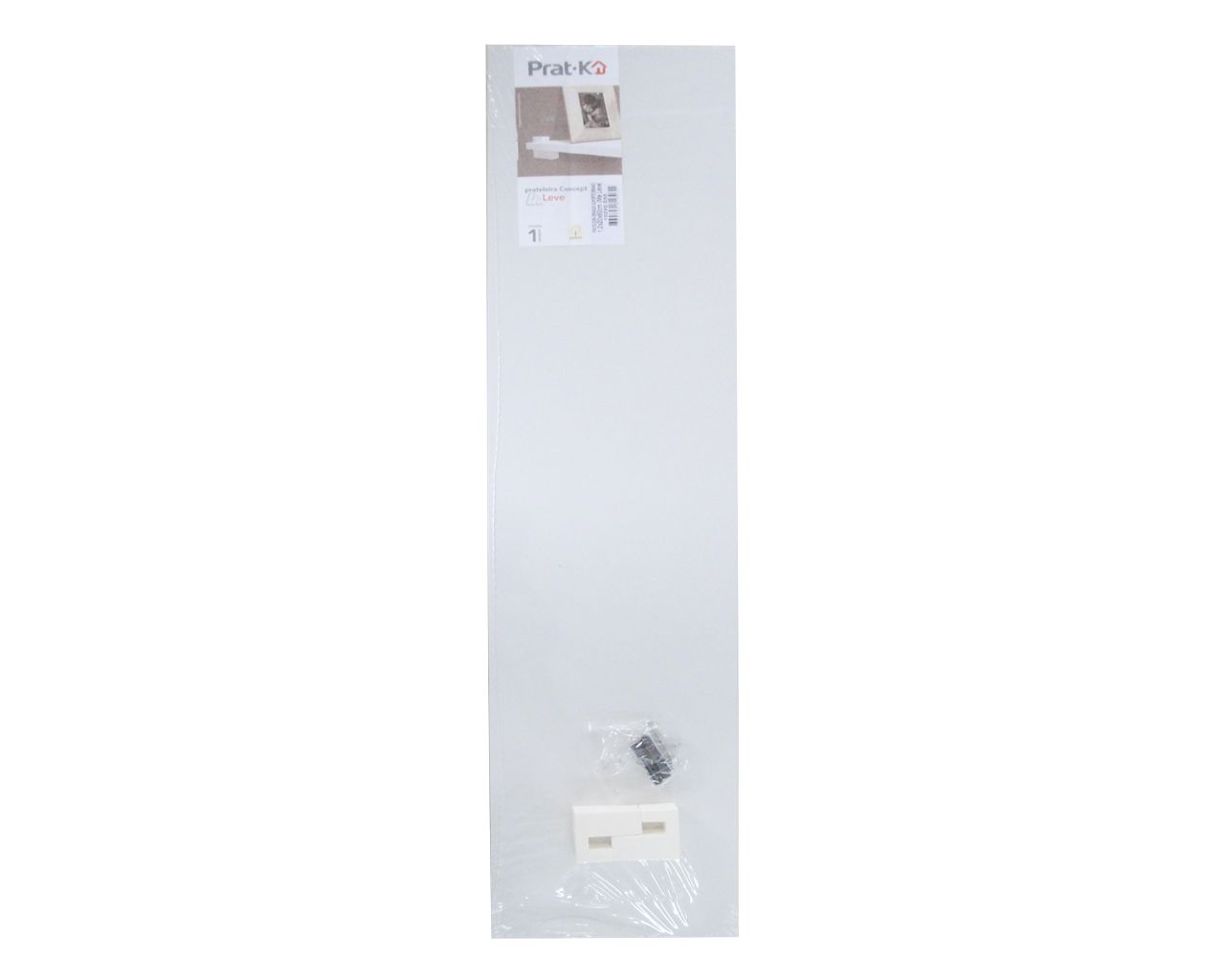 PRATELEIRA COM SUPORTE BR CONCEPT ME LEVE 1,2X20X80CM