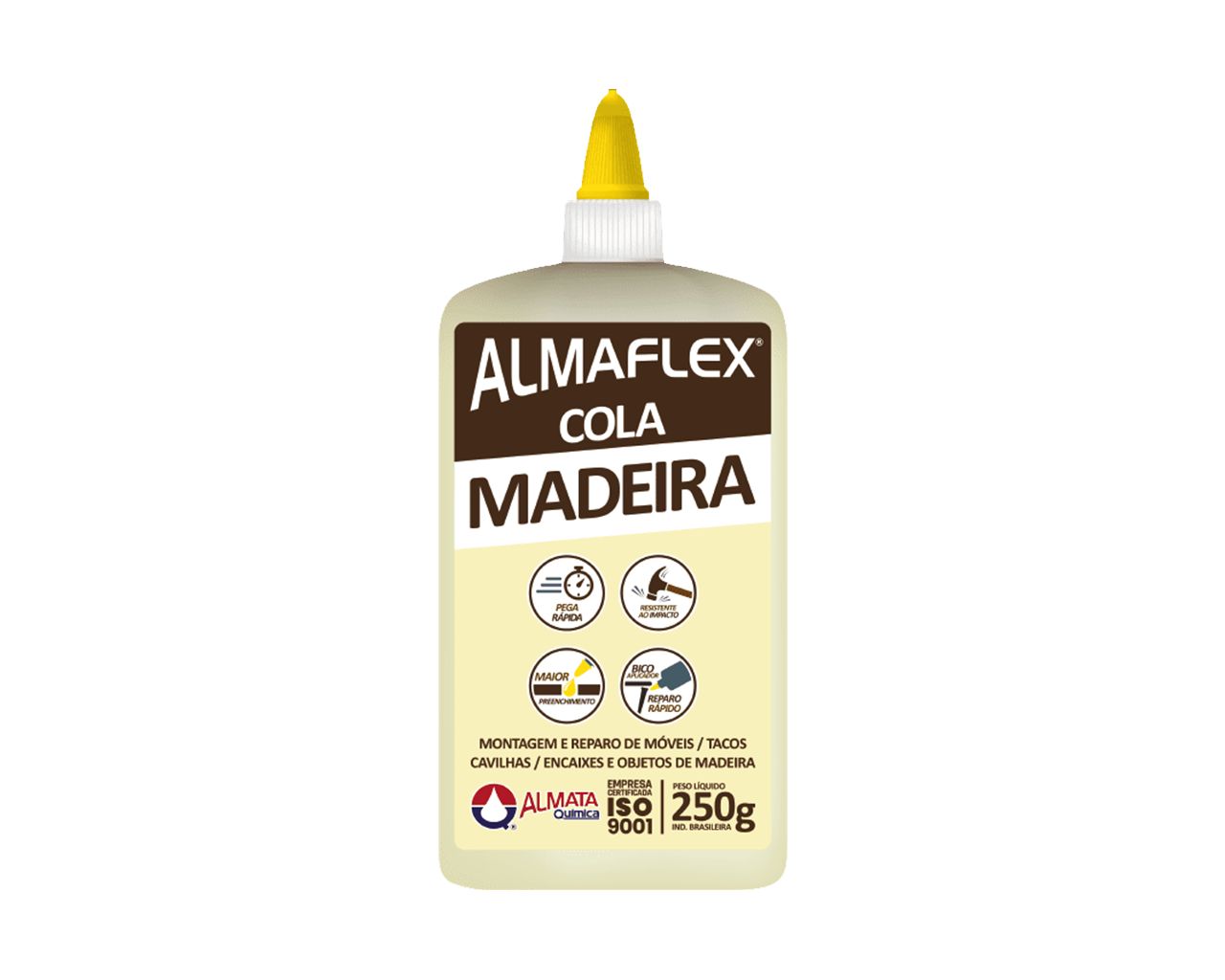 COLA MADEIRA ALMAFLEX 250G