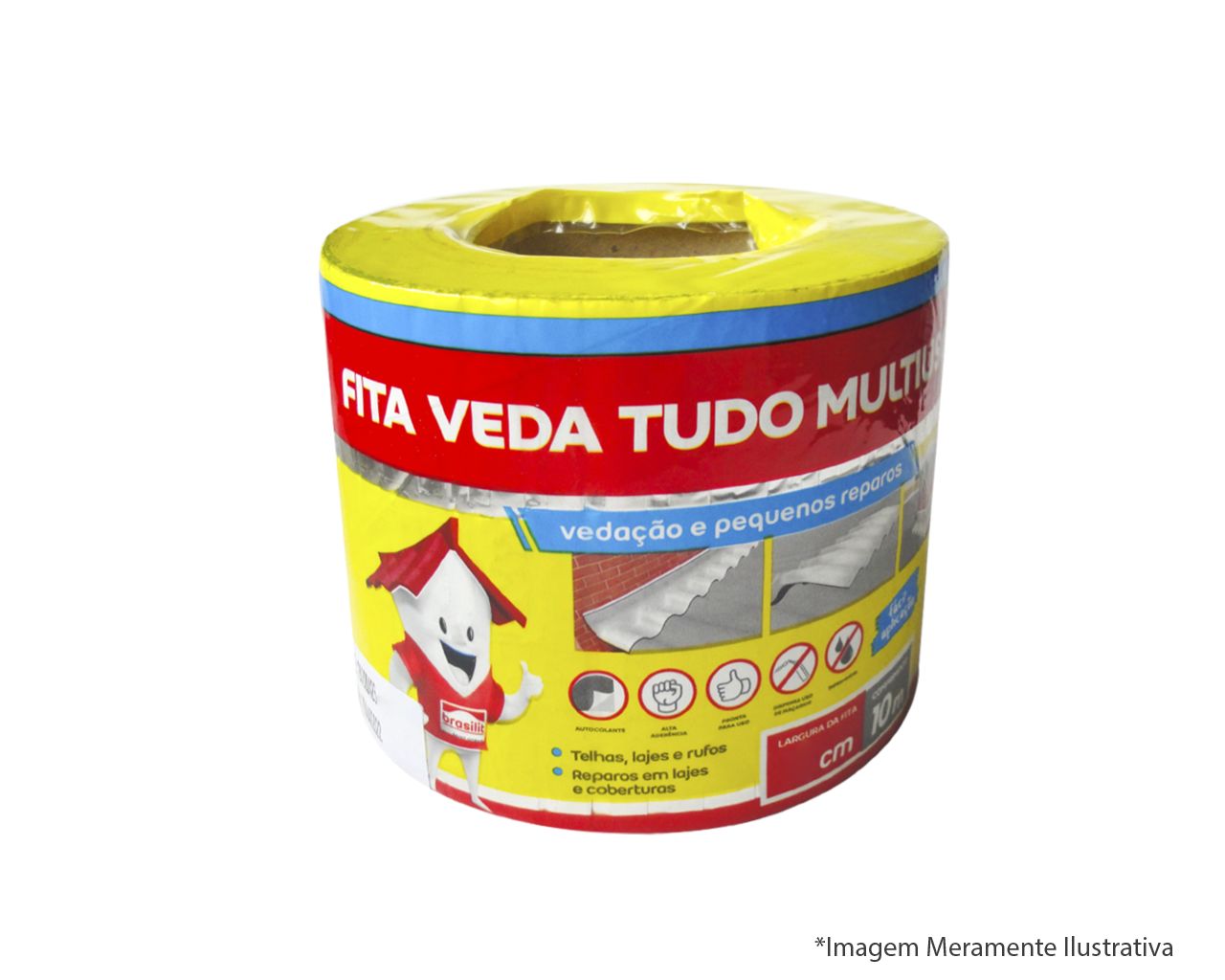 FITA MULTI-USO VEDA TUDO BRASILIT 20CMX10M