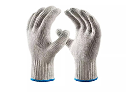 LUVA MALHA LISA TRICOTADA BRANCA COTTONFLEX 