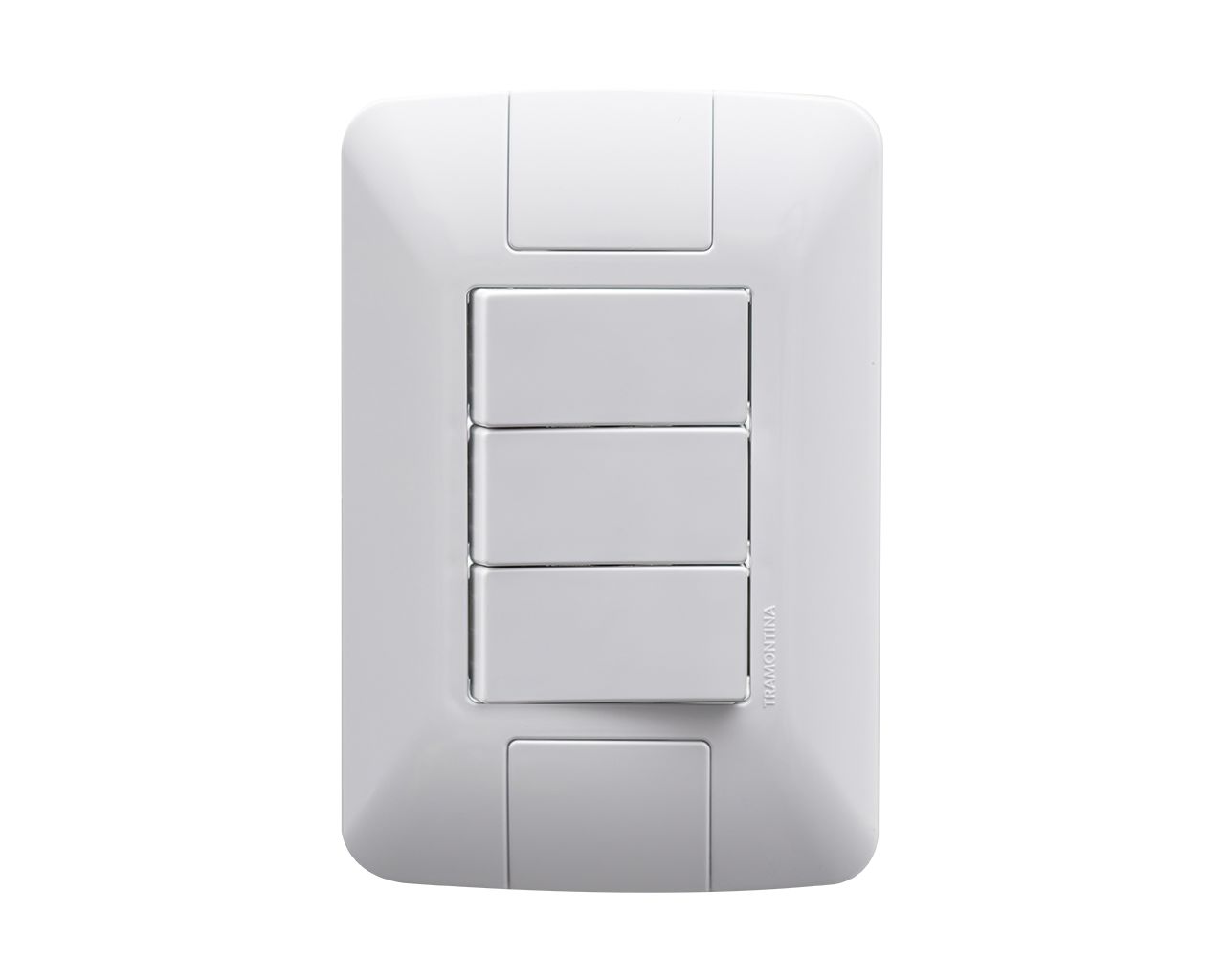 INTERRUPTOR ARIA 3 SIMPLES COM PLACA
