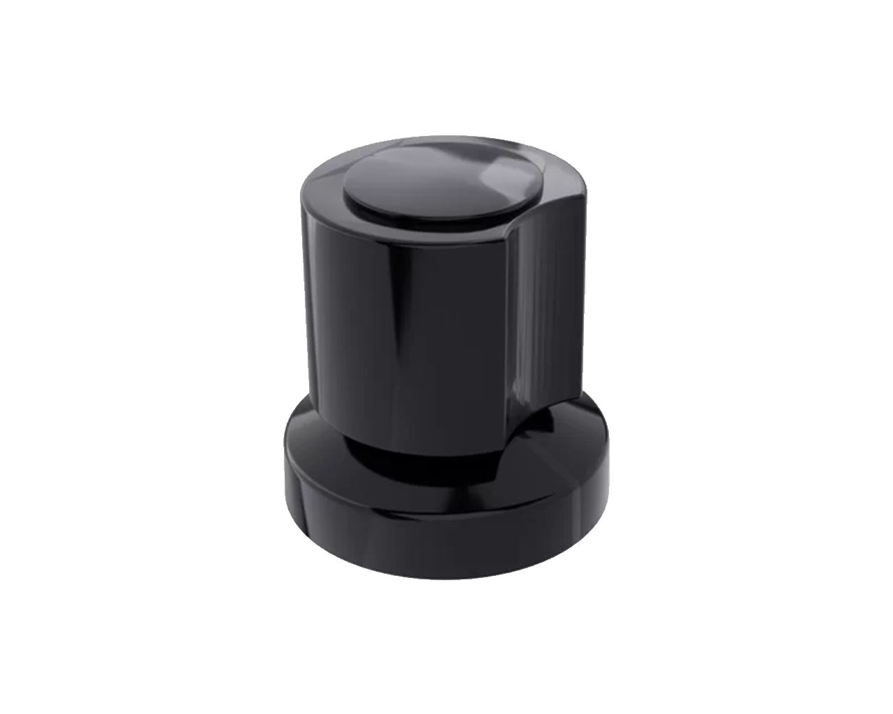 ACABAMENTO REGISTRO ABS BLACK C40 T/DECA/DOCOL BLISTER