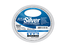 FITA SILVER TAPE BRANCA 48MMX5M