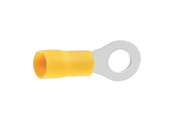 TERMINAL ANEL AMARELO 4-6MM FURO 3,7MM