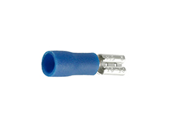 TERMINAL FEMEA AZUL 1,5MM-2,5MM FURO 6,35X08MM