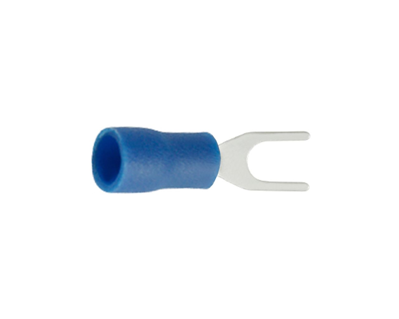 TERMINAL FORQUILHA AZUL 1,5-2,5MM FURO 4,3MM