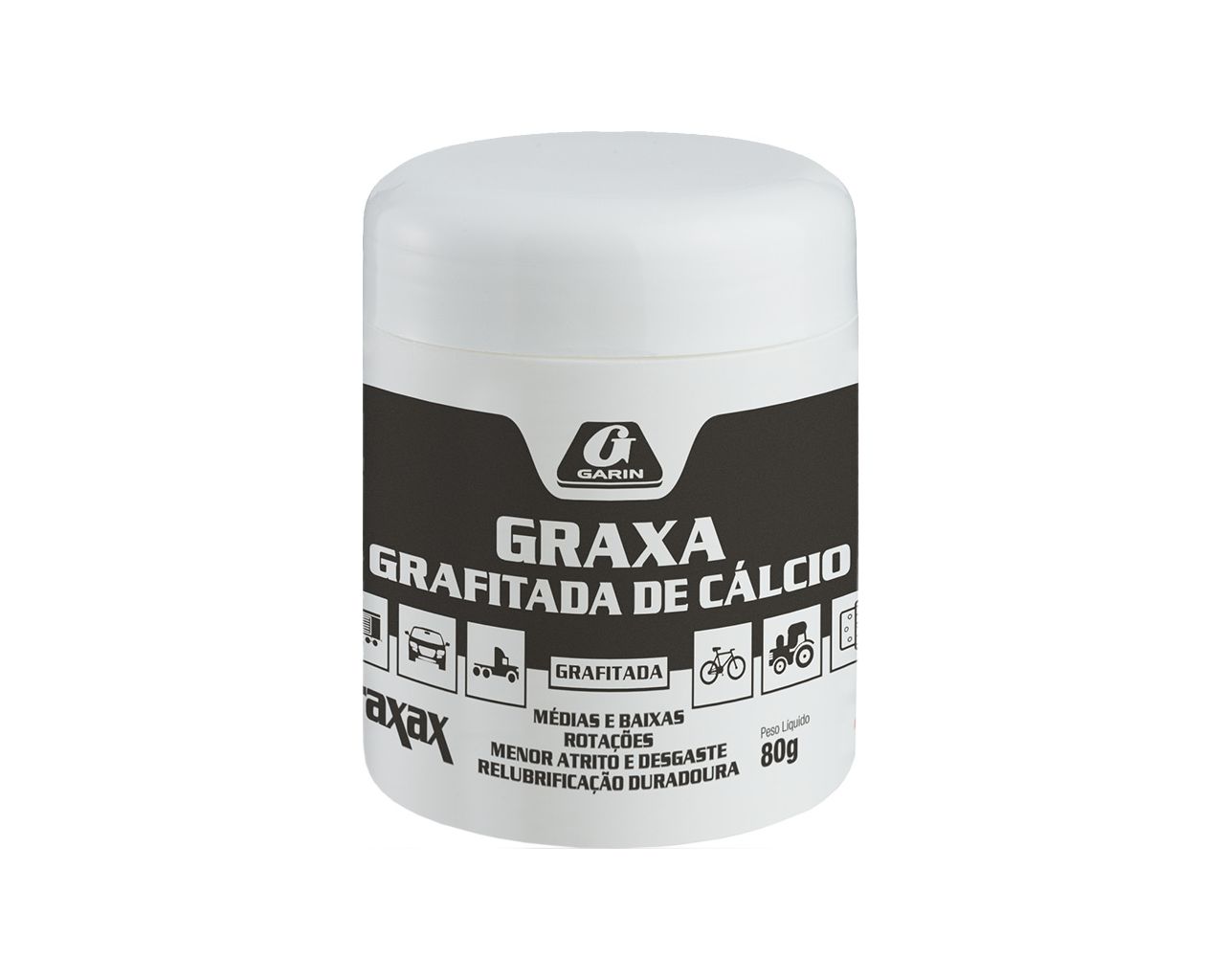 GRAXA CÁLCIO GRAFITADA POTE 80G