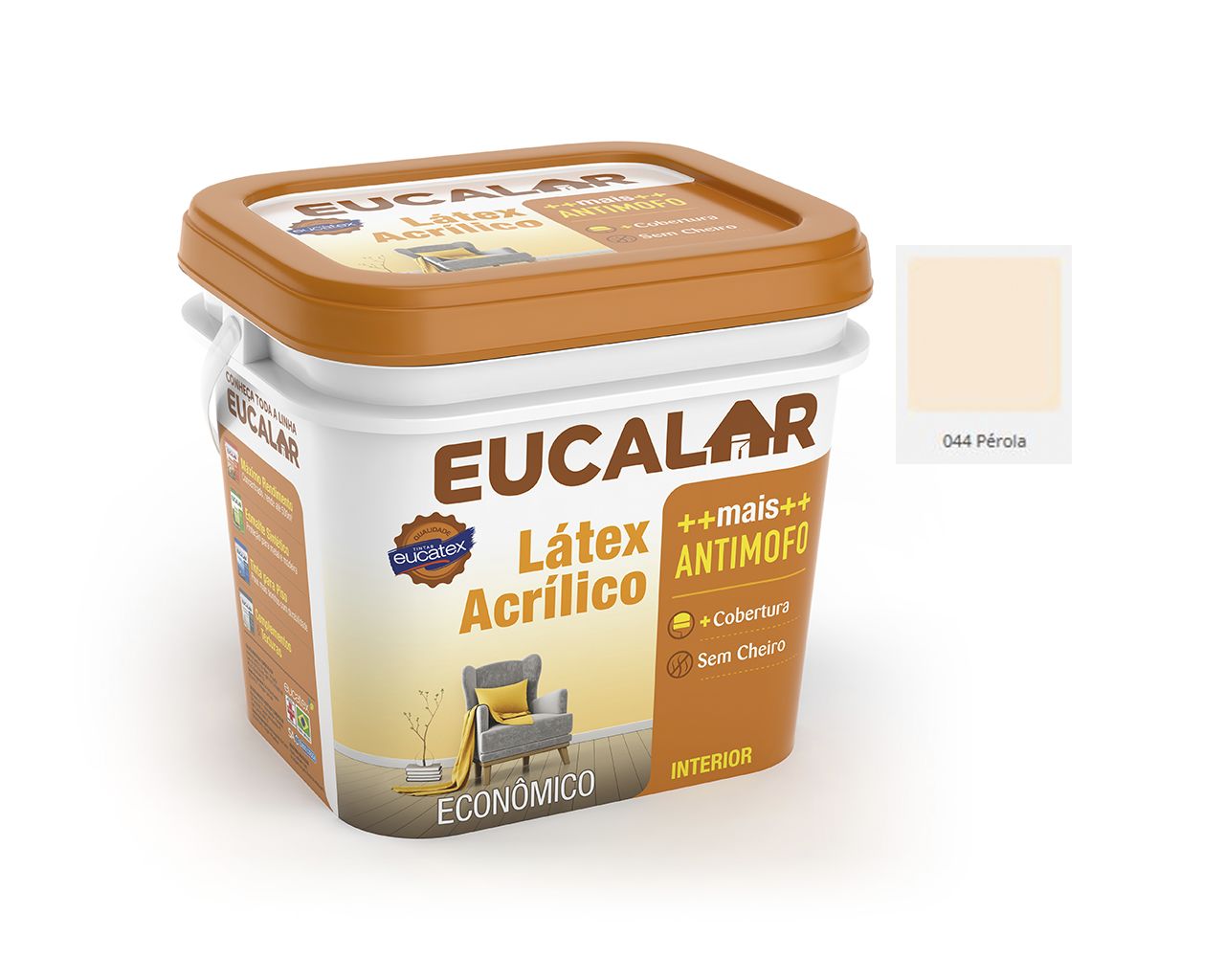 TINTA LÁTEX ACRÍLICA PÉROLA 3,6L