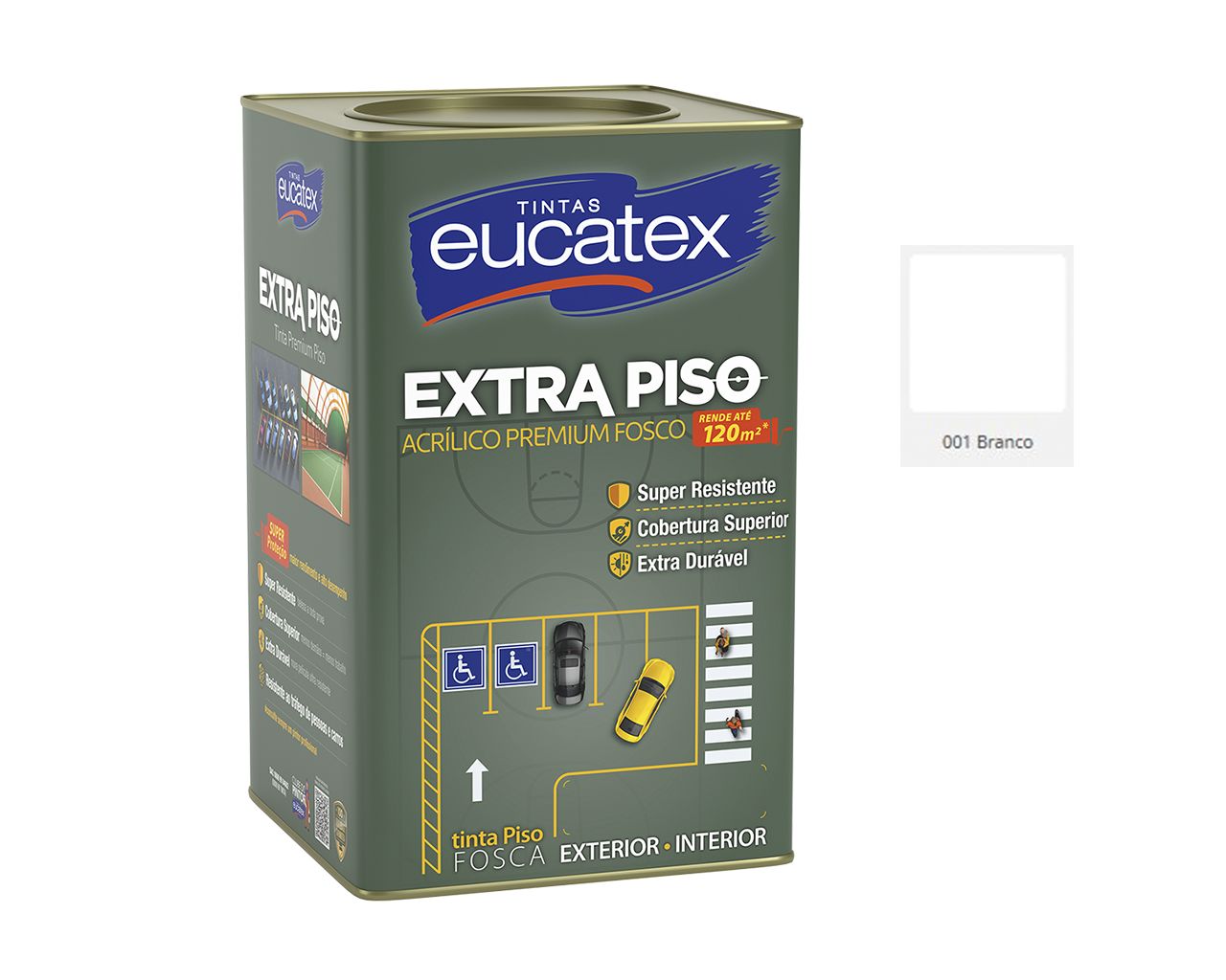 TINTA PISO EXTRA ACRÍLICO PREMIUM BRANCO 18L