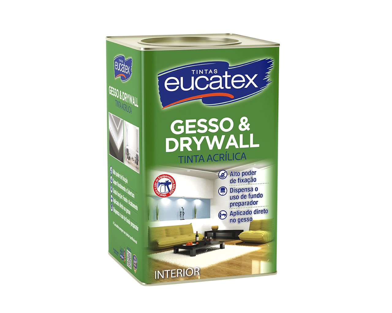 TINTA GESSO & DRIWALL BRANCO LT 18L