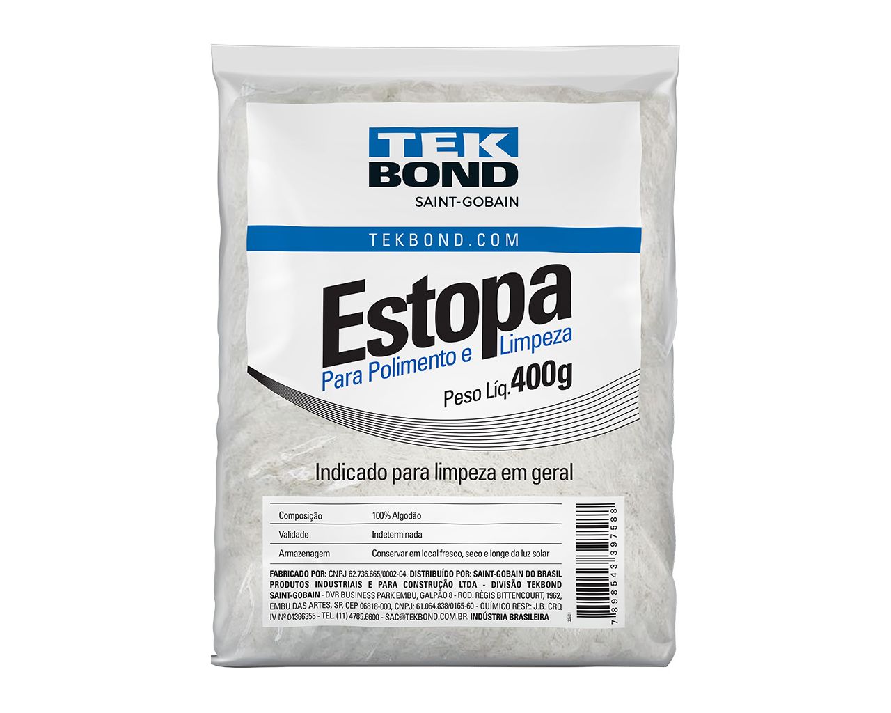 ESTOPA POLIMENTO / LIMPEZA 400G