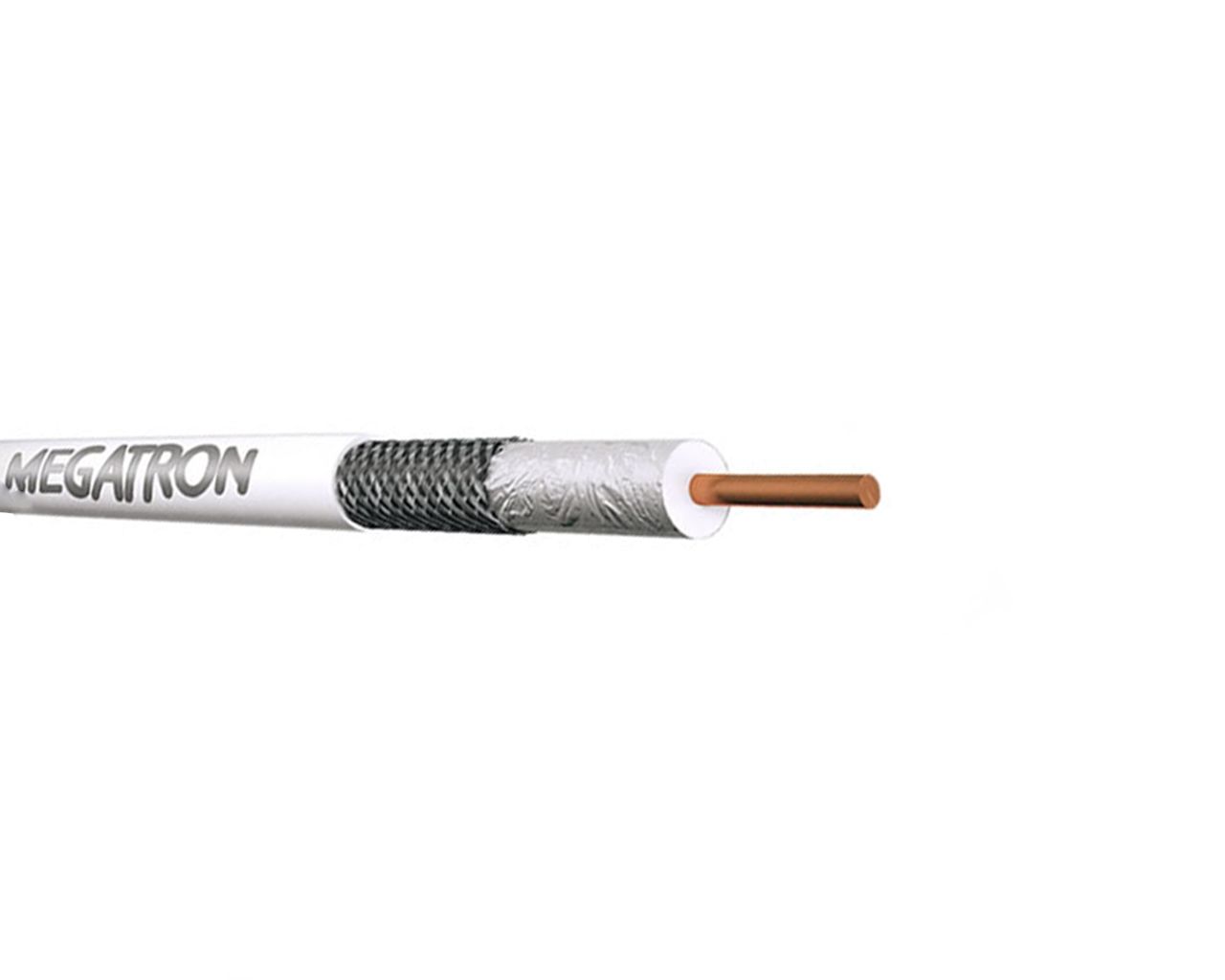 CABO COAXIAL RG06 95 300M BRANCO