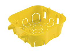 CAIXA LUZ DRYWALL AMARELA 4X4