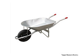 CARRINHO DE MÃO GALVANIZADO 55LTS