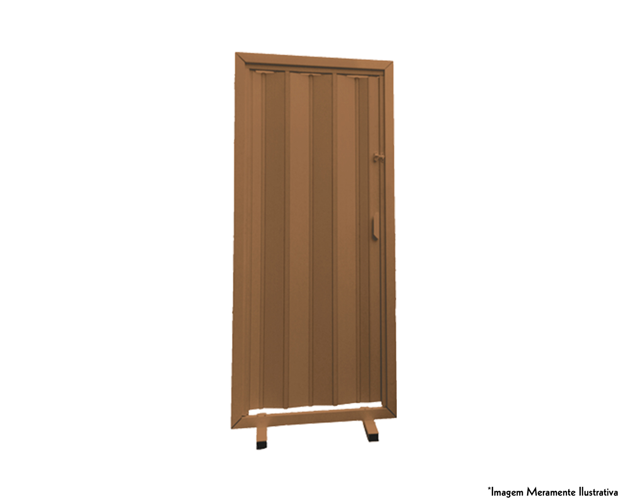 PORTA SANFONADA 2,10X0,84 MOGNO