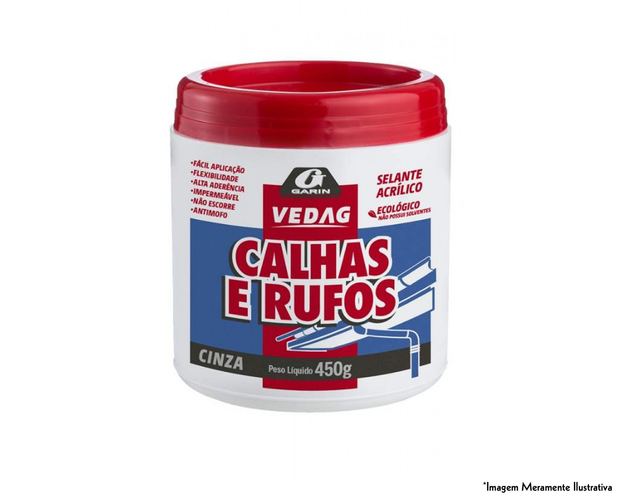 VEDA CALHAS E RUFOS POTE 450G