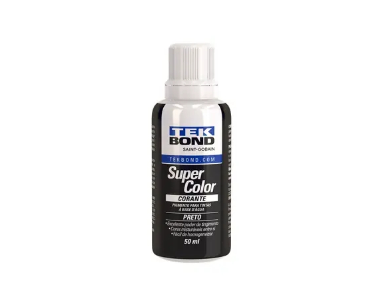 CORANTE LÍQUIDO TEKBOND 50ML PRETO
